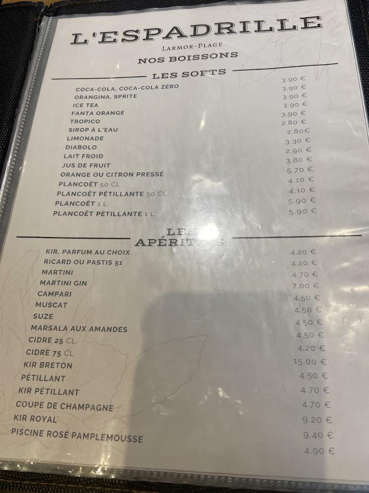 L'Espadrille - Menu Image 3